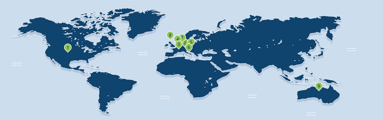 Academic Collaborators Map