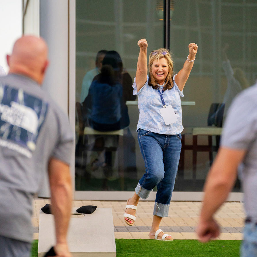 argenx employee enjoying company fun