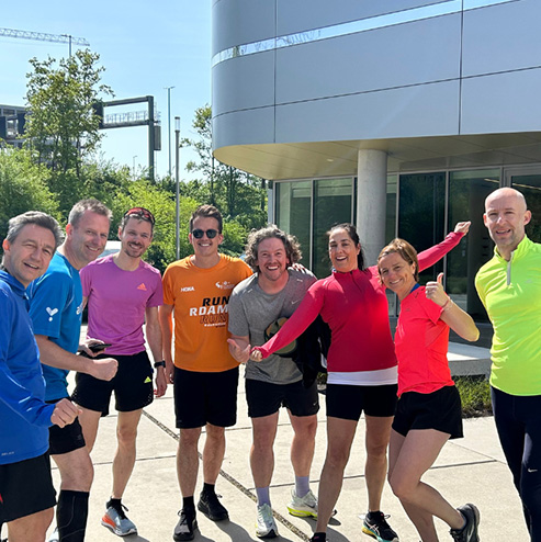argenx employees after a group activity